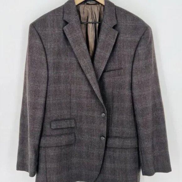 Lauren Ralph Lauren Other - Lauren Ralph Lauren Mens Business Blazer Brown Plaid 48R